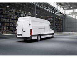 Paderborn NFZ Mercedes-Benz Sprinter Außenaufnahme Heckansicht
