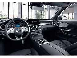 Arnsberg Mercedes-Benz C 200 Innenaufnahme Cockpit